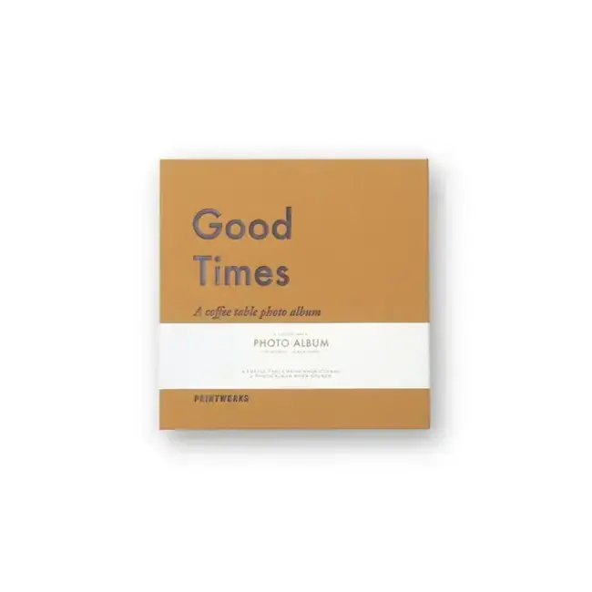 Photo Album Coffee Table Book - Good Times (Yellow Small)