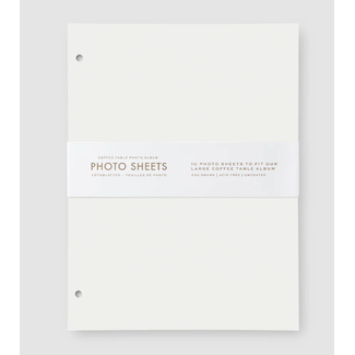 Photo album - 10 refill paper L wit