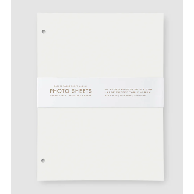 Photo album - 10 refill paper L wit