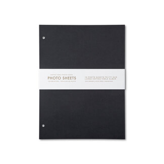 Photo album - 10 refill paper L zwart