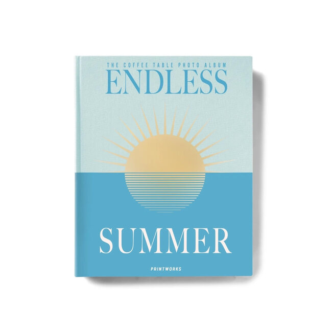 Photo Album Coffee Table Book - Endless Summer turqoise