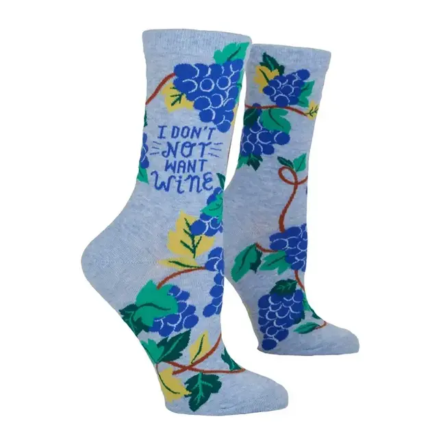 Damessokken - Don't Not Want Wine