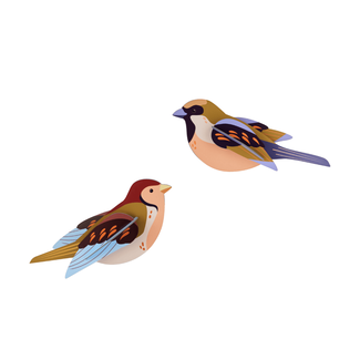 Studio ROOF Garden Bird - Sparrows | Mussen | Musjes | Vogel | DIY