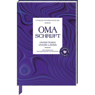 Oma schrijft invulboek