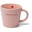 Vondels Cappucino mug Super Star pink- 250ml