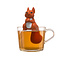 Squirrel Tea Infuser | Thee ei | Thee zeef
