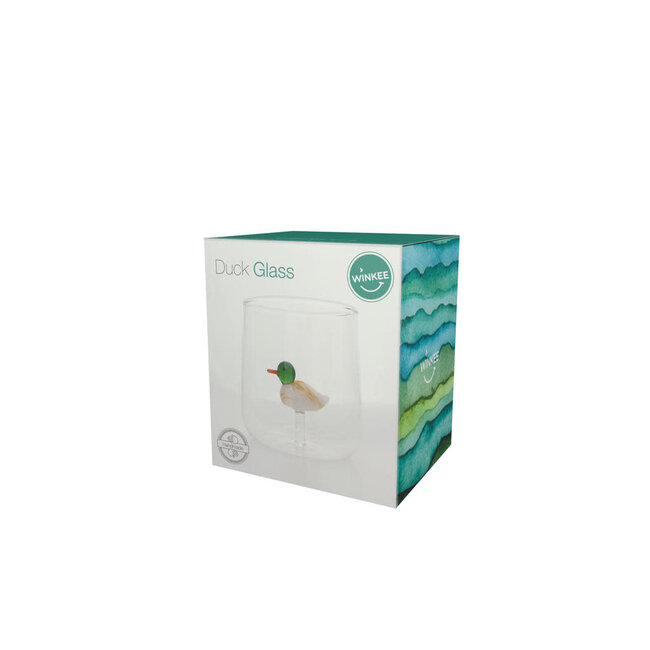 Drinkglas met eend