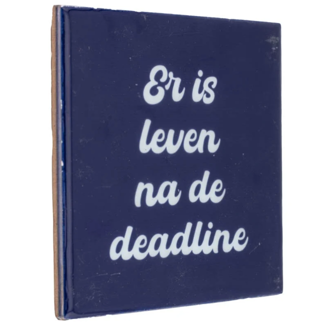Tegel Deadline | Studie | Examen | Geslaagd