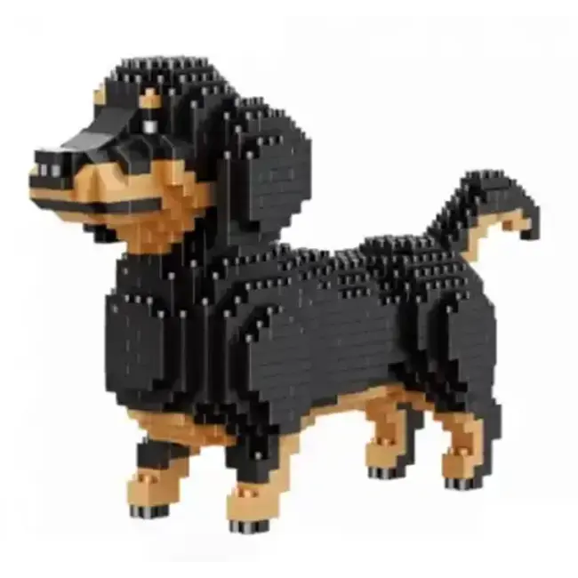 Balody Teckel klein Hondje | Bouwpakket | Bouwset | Miniatuurset | DIY | Modelbouwpakket