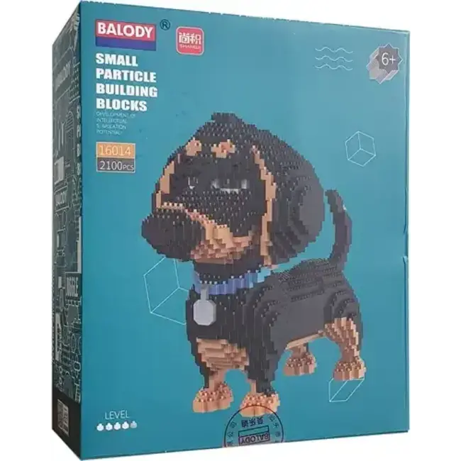 Balody Teckel large | Bouwpakket | Bouwset | Miniatuurset | DIY | Modelbouwpakket