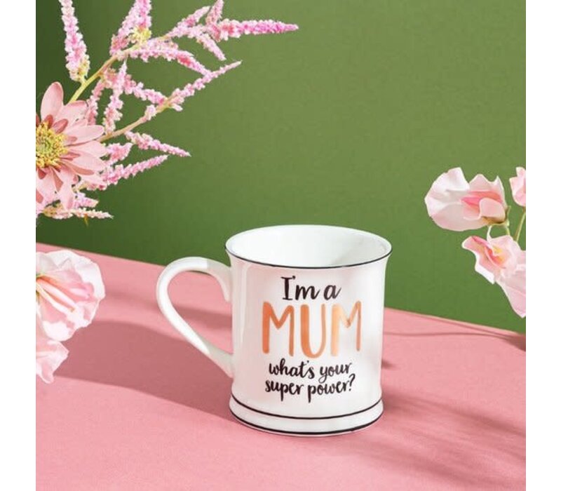 MUM superpower  Koffie mok en theebeker