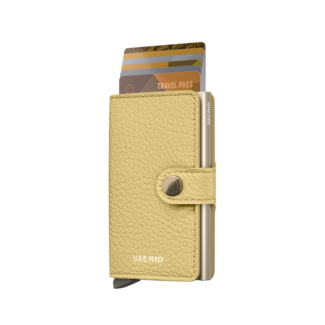 Secrid Miniwallet Pebble Butter Yellow
