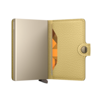 Miniwallet Pebble Butter Yellow | Portemonnee | Gadget | Kaarthouder