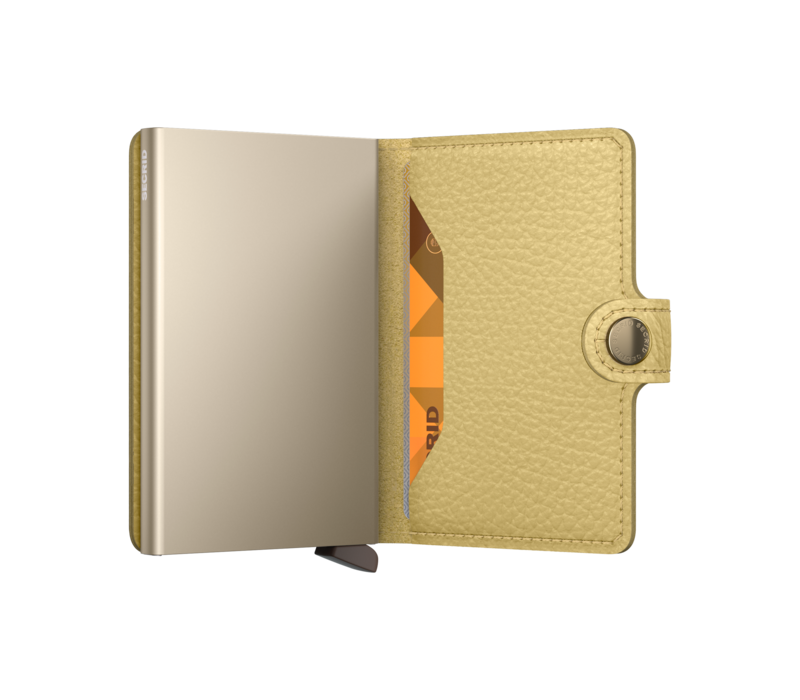 Miniwallet Pebble Butter Yellow | Portemonnee | Gadget | Kaarthouder