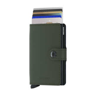 Secrid Miniwallet Matte  Green Black
