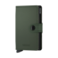 Secrid Miniwallet Matte  Green Black | Portemonnee