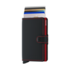 Secrid Miniwallet Matte Black & Red | Secrid Wallet | Portemonnee