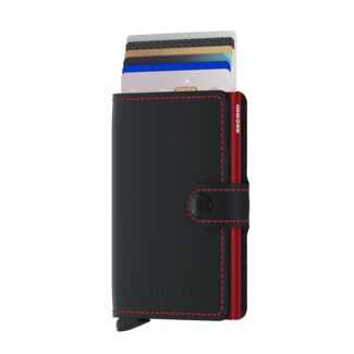 Secrid Miniwallet Matte Black & Red | Secrid Wallet