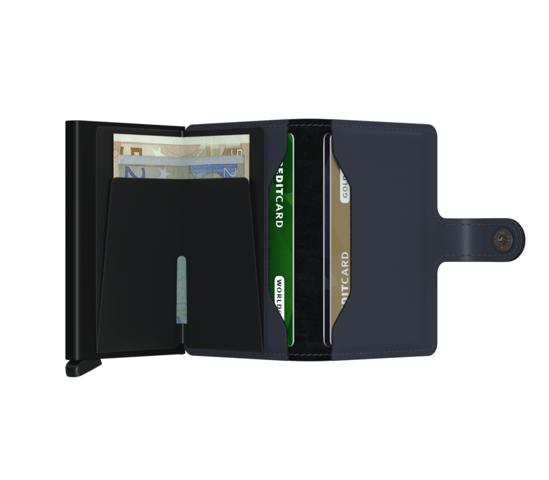 Miniwallet Matte Night Blue | Portemonnee | Gadget | Kaarthouder