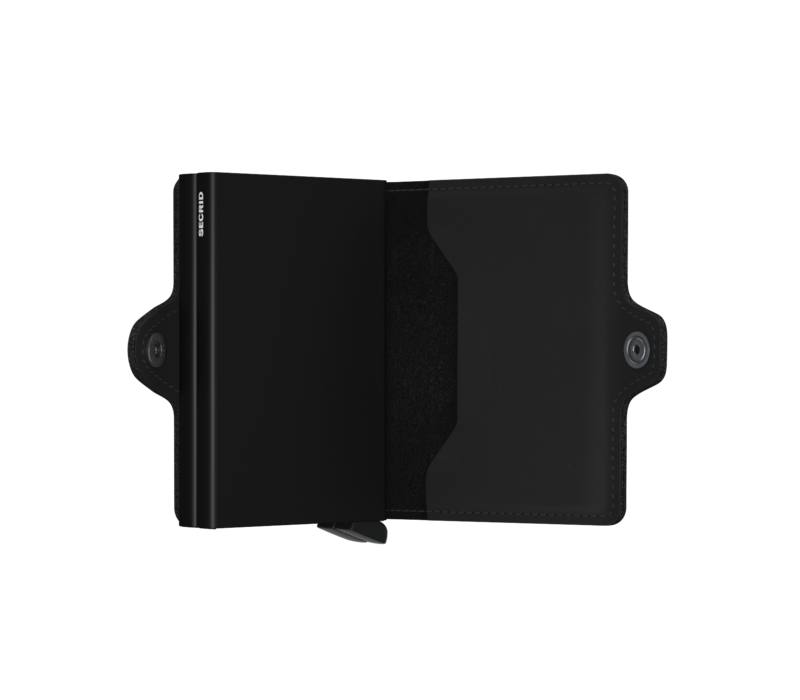 Twinwallet Matte Black | Secrid Wallet | Portemonnee