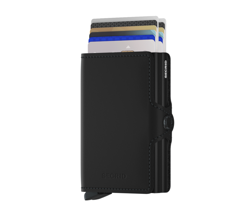 Twinwallet Matte Black | Secrid Wallet | Portemonnee