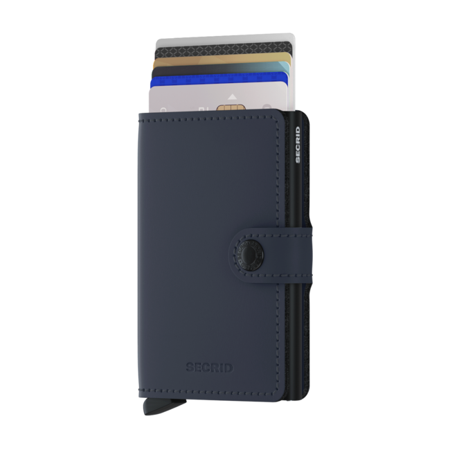 Secrid Miniwallet Matte Night Blue | Portemonnee | Gadget | Kaarthouder