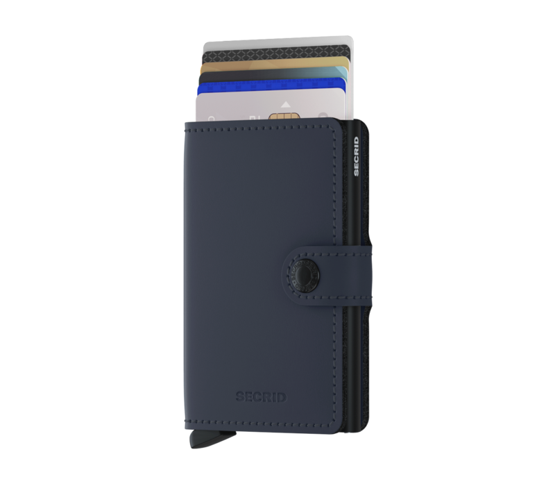Miniwallet Matte Night Blue | Portemonnee | Gadget | Kaarthouder