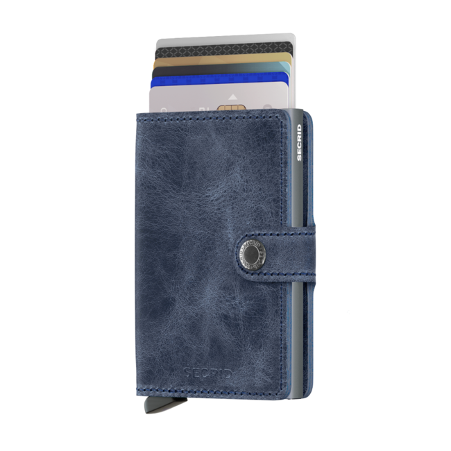 Secrid Miniwallet Vintage Blue | Portemonnee | Gadget | Kaarthouder