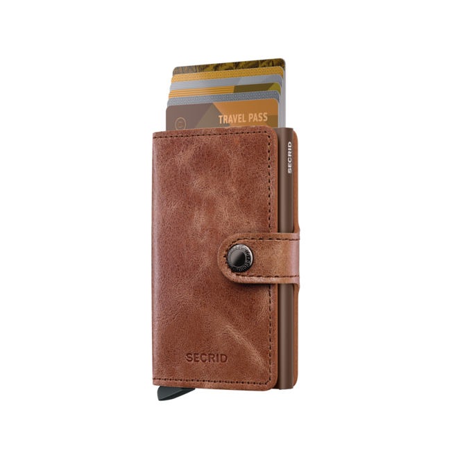 Secrid Miniwallet Vintage Cognac-Brown