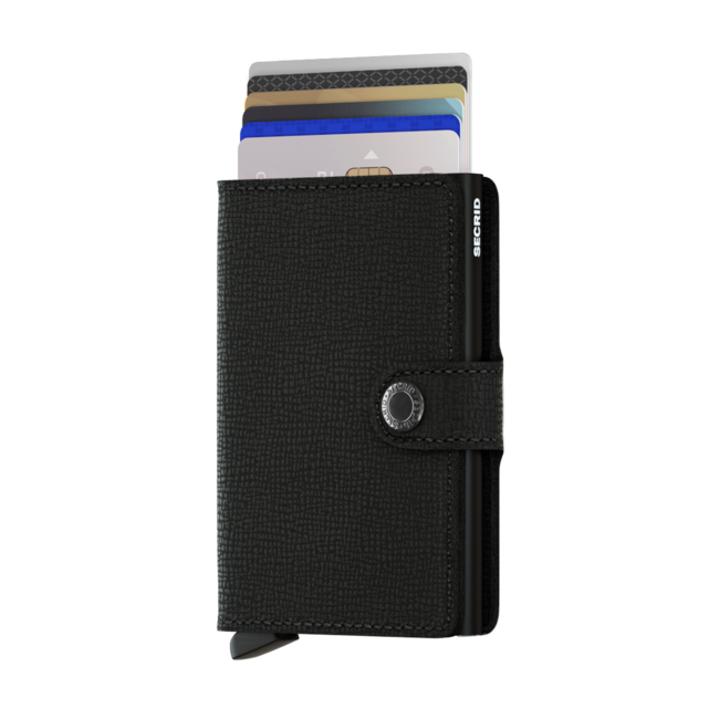Secrid Miniwallet Crisple Black | Portemonnee