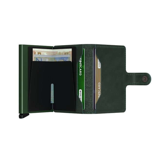Secrid Miniwallet Original Green | Portemonnee