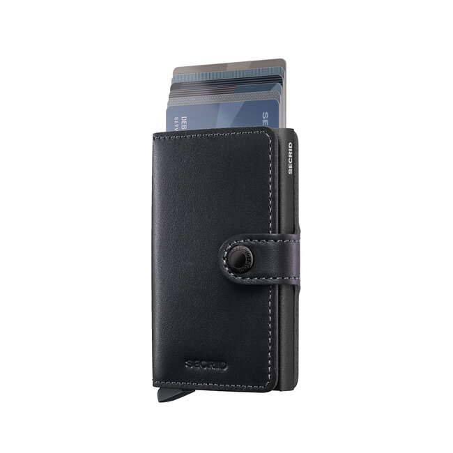 Secrid Miniwallet Original Black Powdercoat | Portemonnee
