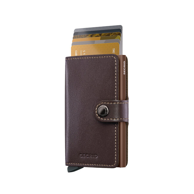 Secrid Miniwallet Original Chocolate Brown | Portemonnee