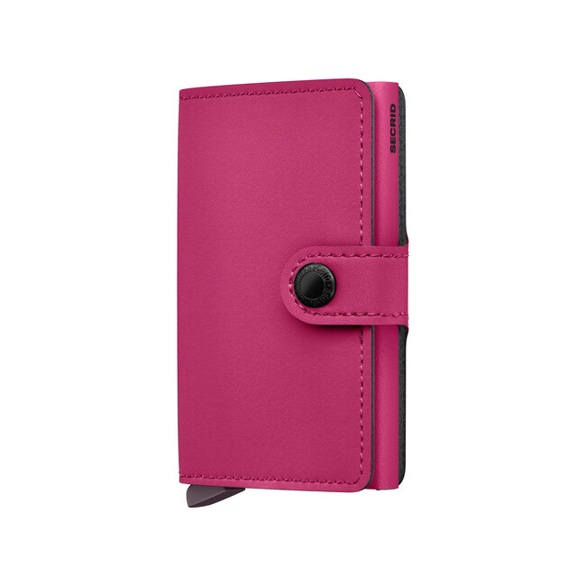 Secrid Miniwallet Yard powder fuchsia | Vegan leer | Portemonnee | Gadget | Kaarthouder