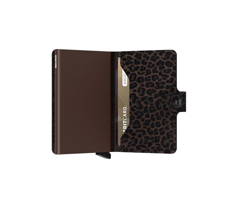 Miniwallet Leo Brown | Portemonnee | Gadget | Kaarthouder