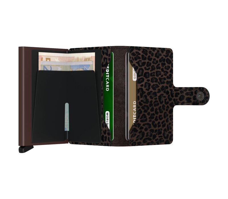 Miniwallet Leo Brown | Portemonnee | Gadget | Kaarthouder