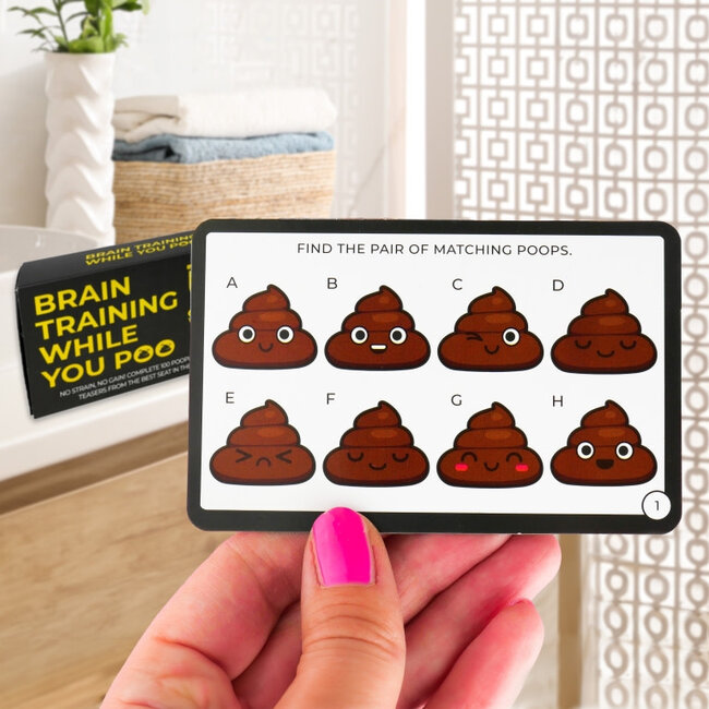 Brain training while you poo | Toilet spelletje | Poo game