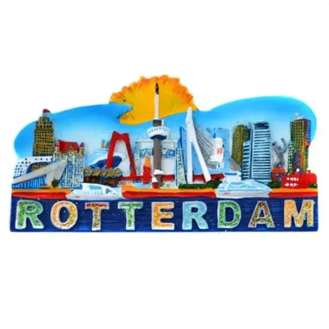 Magneet Rotterdam compilatie glitter