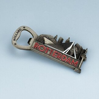 Opener magneet Rotterdam tin