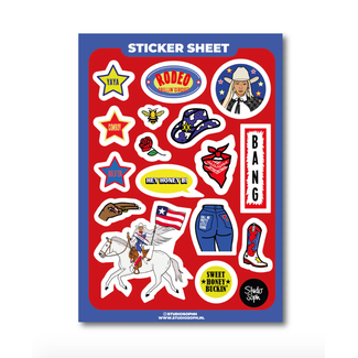 Studio Soph Stickervel This ain't texas
