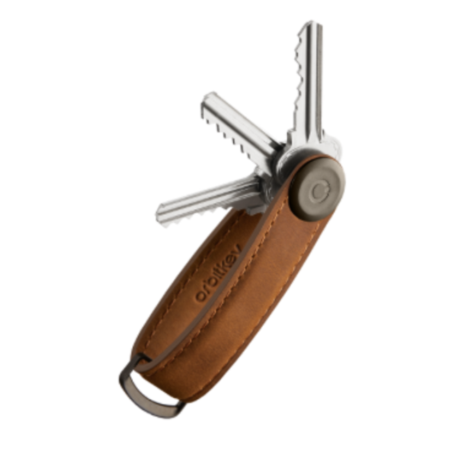 Orbitkey Orbitkey Crazy Horse Leather Chestnut Brown/Brown