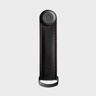 Orbitkey Orbitkey Crazy Horse Leather Obsidian Red Black/Red
