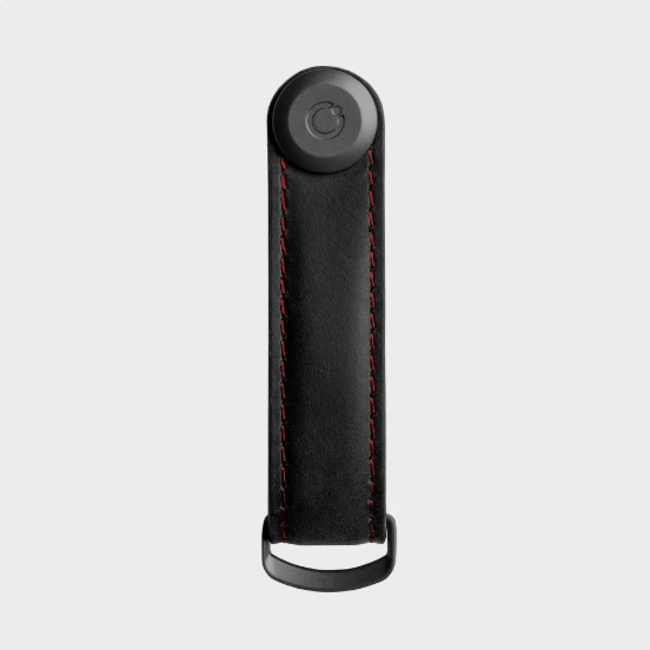 Orbitkey Orbitkey Crazy Horse Leather Obsidian Red Black/Red