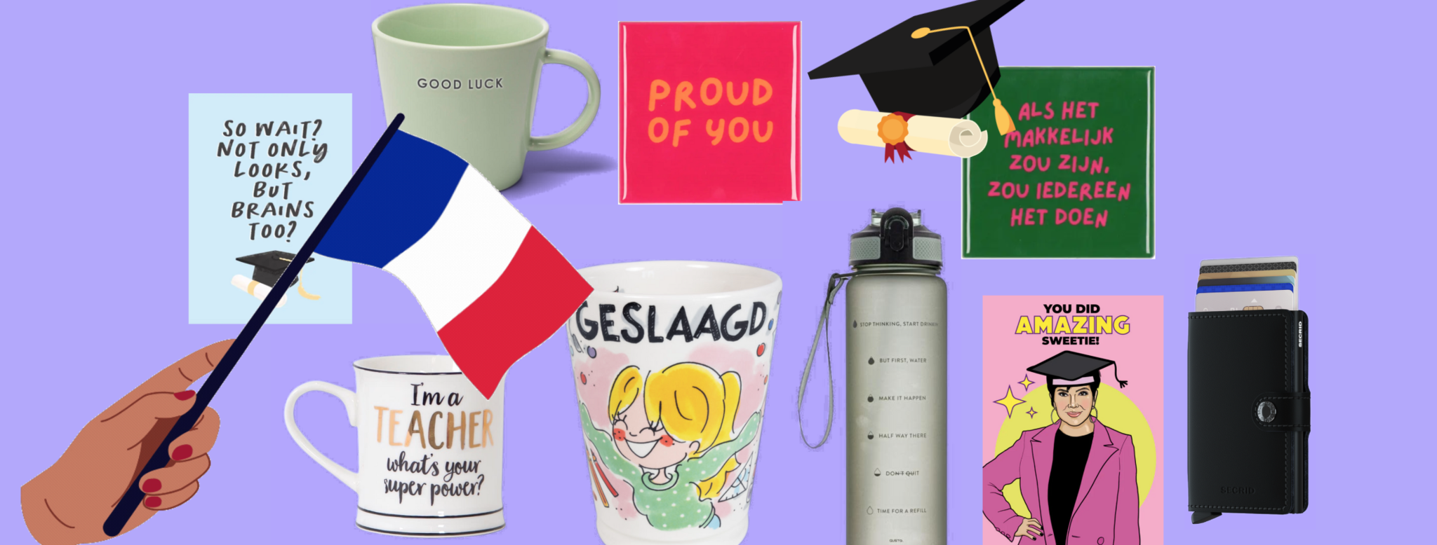 Geslaagd! Tijd voor een feestje