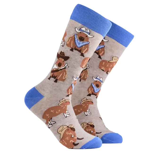 Sok Cowboy Capibara 37-42 grey | Capybara