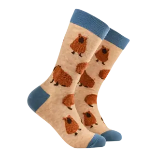 Sok Capibara Fluffies oatmeal 37-42