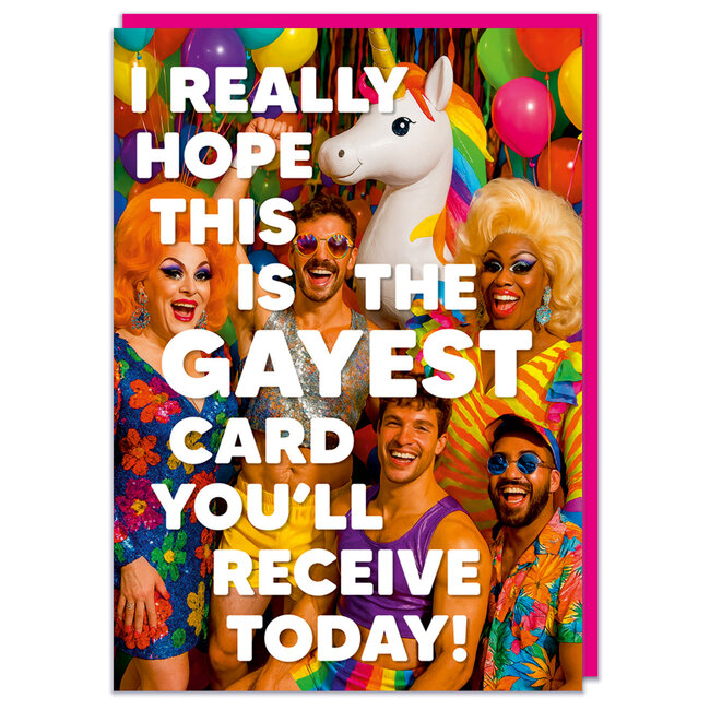 The gayest card
