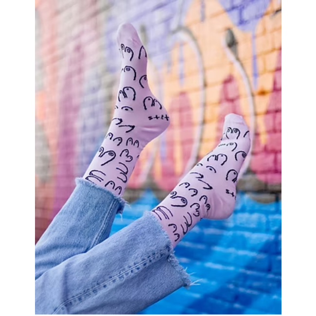 Eatmielies Sokken - Titties pink (37-41)