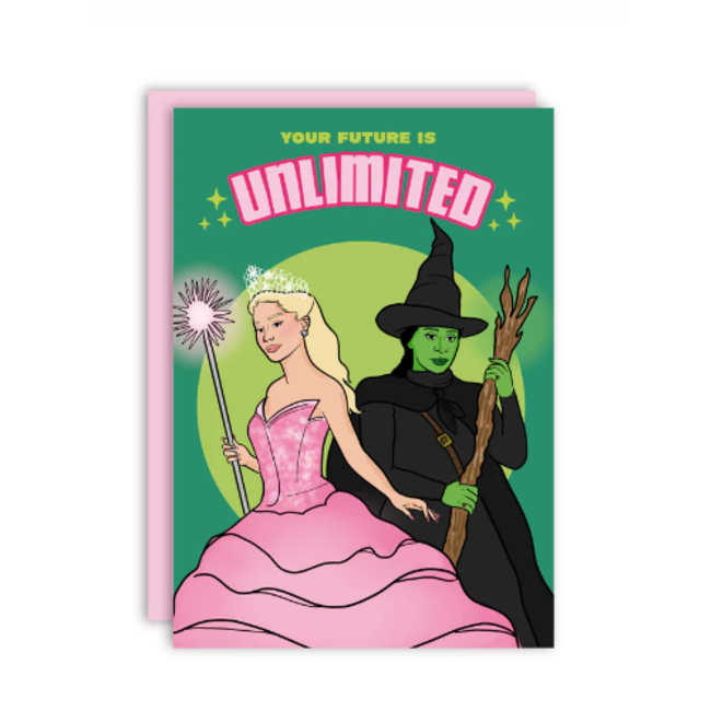 Studio Soph Unlimited card | Wenskaart | Geslaagd kaart | Verjaardagskaart | Geluk | Toekomst