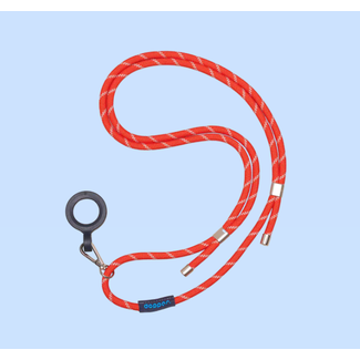 Dopper Dopper cord silver red